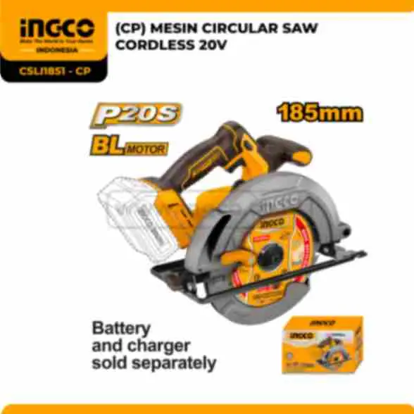 CSLI1851 - CP - (CP) MESIN CIRCULAR SAW 
CORDLESS 20V